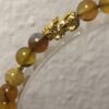 Schutz & Wohlstand – Armband mit Bernstein, 24k Gold Pixiu & 18k Gold-Abstandshaltern – Bild 6